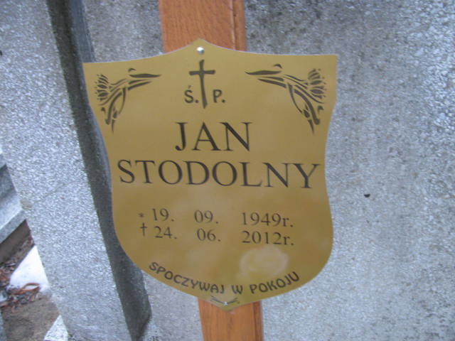 Jan Stodolny 1949 Kępno - Grobonet - Wyszukiwarka osób pochowanych