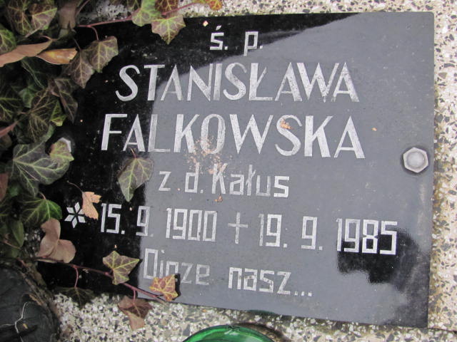 Stanisława Falkowska 1900 Kępno - Grobonet - Wyszukiwarka osób pochowanych