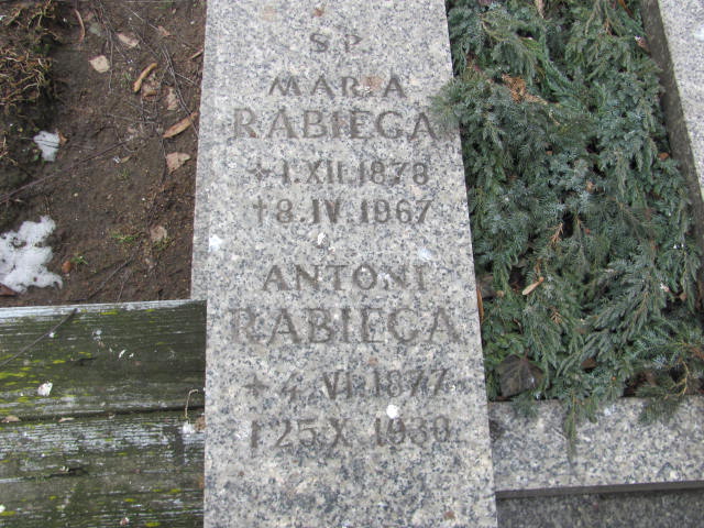 Antoni Rabiega 1877 Kępno - Grobonet - Wyszukiwarka osób pochowanych