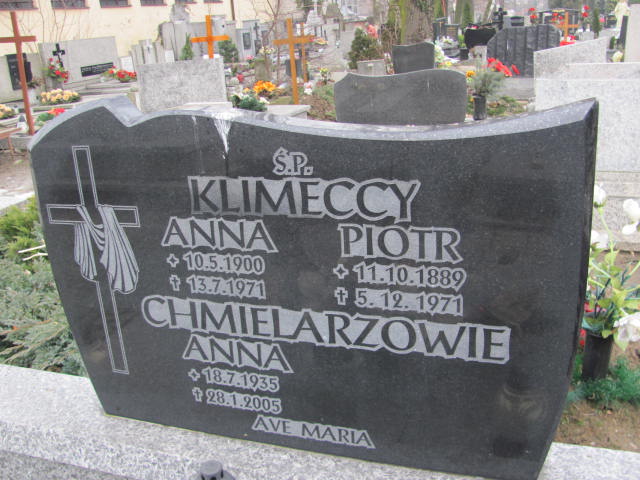 Anna Klimecka 1900 Kępno - Grobonet - Wyszukiwarka osób pochowanych