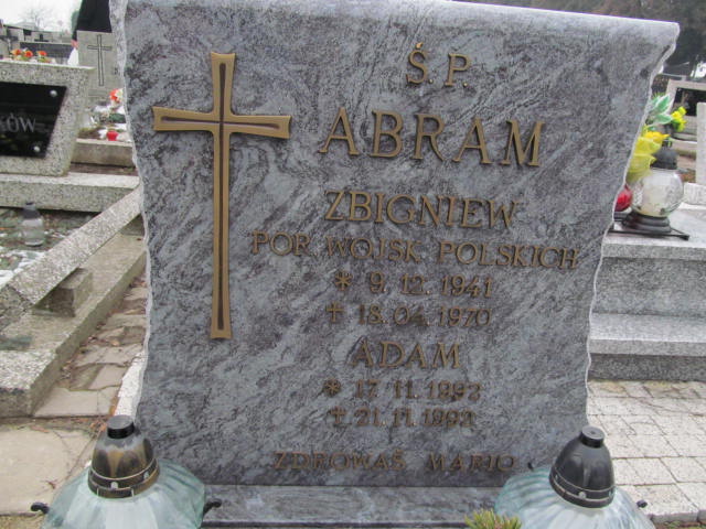 Adam Abram 1992 Kępno - Grobonet - Wyszukiwarka osób pochowanych