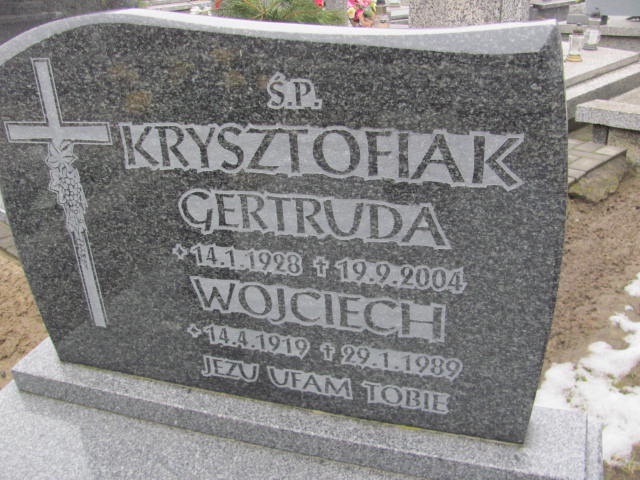 Wojciech Krysztofiak 1919 Kępno - Grobonet - Wyszukiwarka osób pochowanych