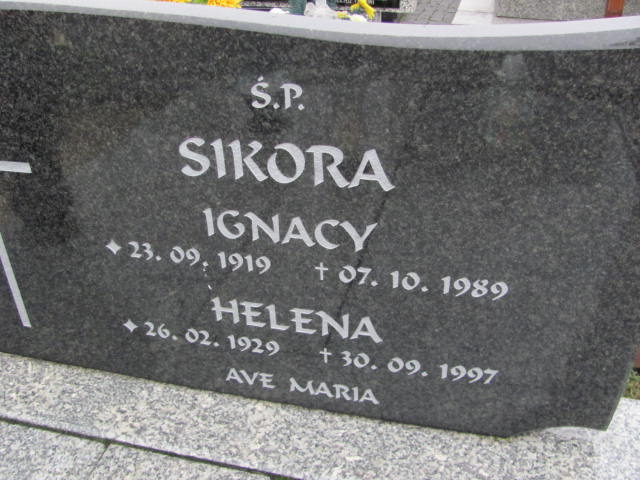 Ignacy Sikora 1919 Kępno - Grobonet - Wyszukiwarka osób pochowanych